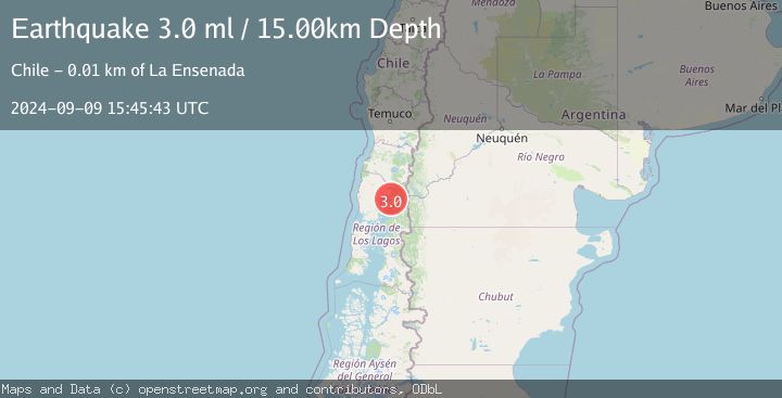 Map of LOS LAGOS, CHILE