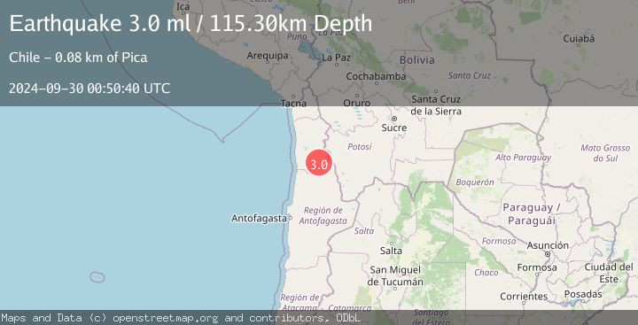 Map of TARAPACA, CHILE