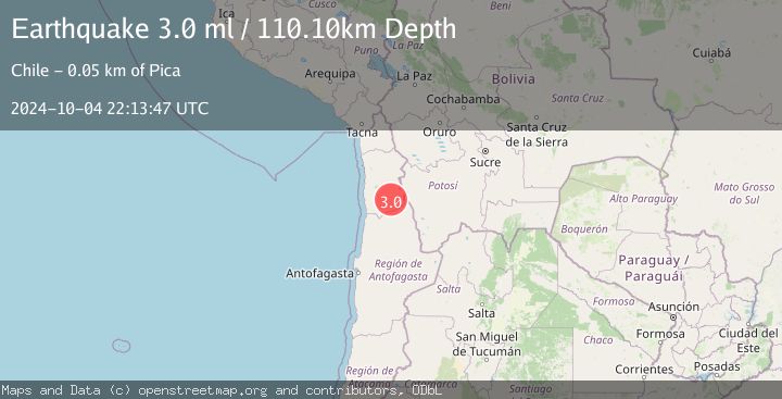 Map of TARAPACA, CHILE