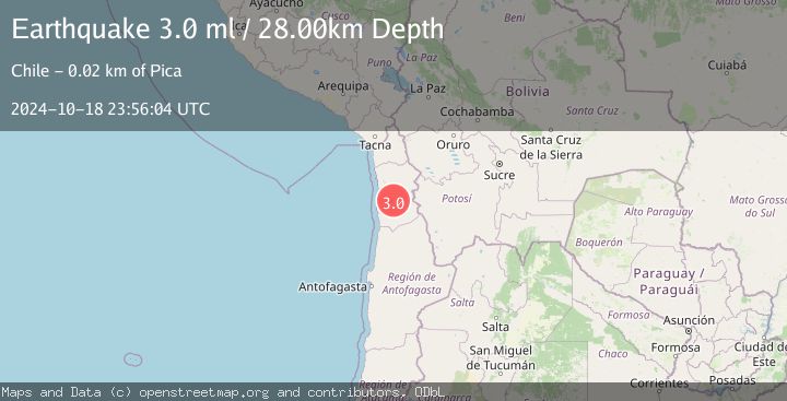 Map of TARAPACA, CHILE