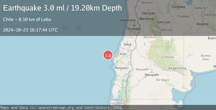 Map of OFFSHORE BIO-BIO, CHILE