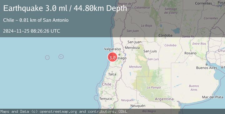 Map of VALPARAISO, CHILE