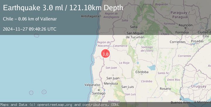 Map of SAN JUAN, ARGENTINA