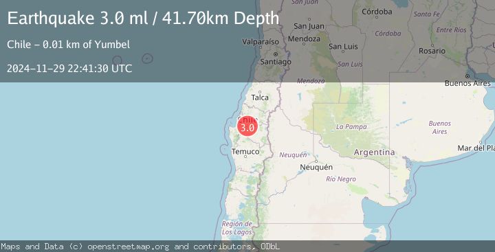 Map of BIO-BIO, CHILE
