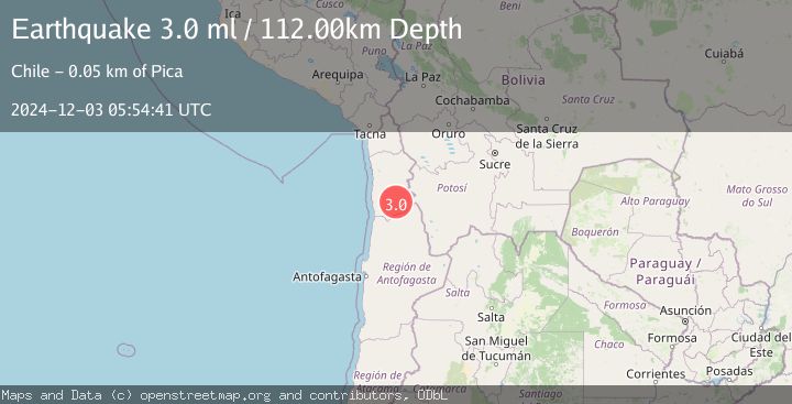 Map of TARAPACA, CHILE
