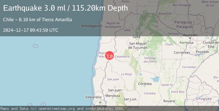 Map of ATACAMA, CHILE