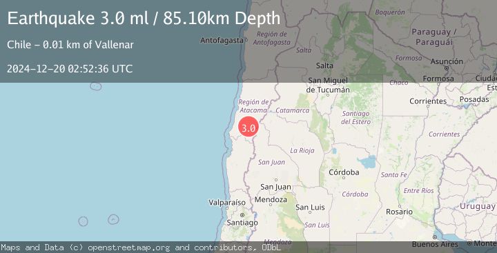 Map of ATACAMA, CHILE