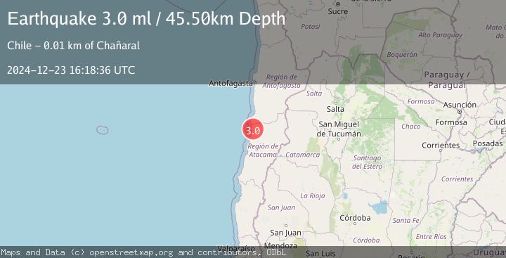 Map of ATACAMA, CHILE
