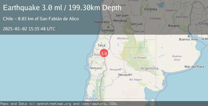 Map of BIO-BIO, CHILE