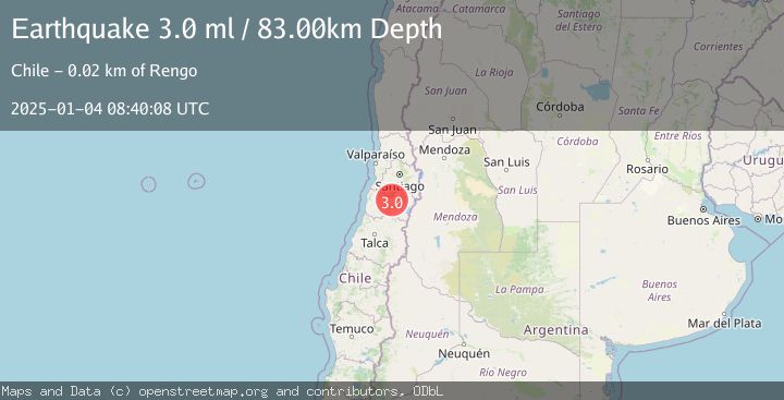 Map of LIBERTADOR O'HIGGINS, CHILE