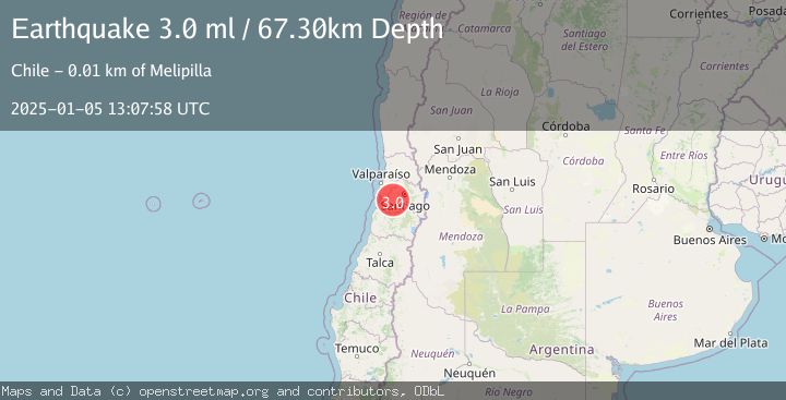 Map of REGION METROPOLITANA, CHILE