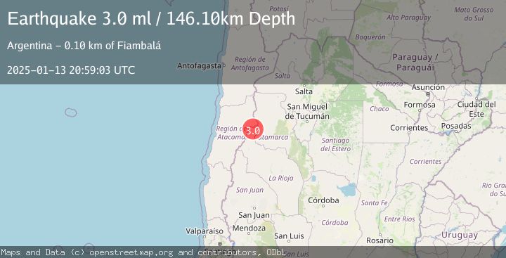 Map of CATAMARCA, ARGENTINA