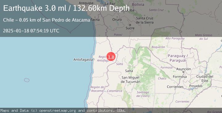 Map of ANTOFAGASTA, CHILE