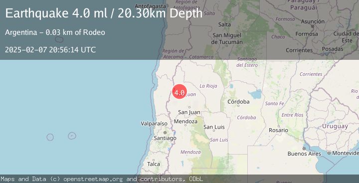 Map of SAN JUAN, ARGENTINA