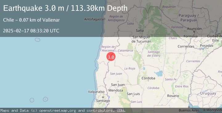 Map of LA RIOJA, ARGENTINA