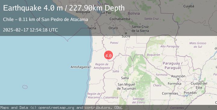 Map of POTOSI, BOLIVIA