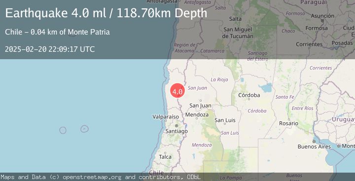 Map of COQUIMBO, CHILE