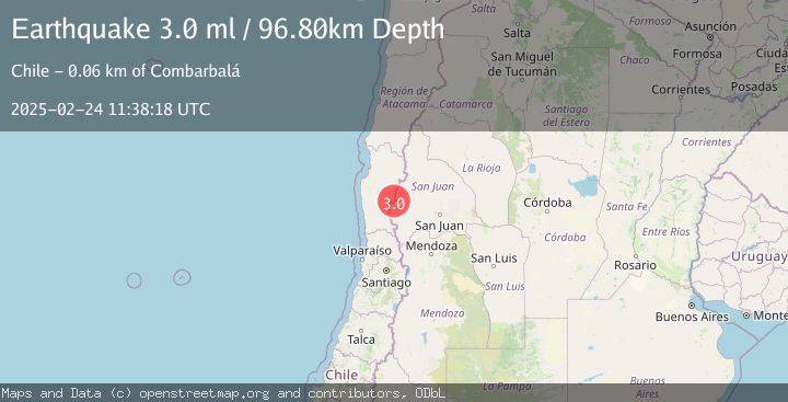 Map of SAN JUAN, ARGENTINA