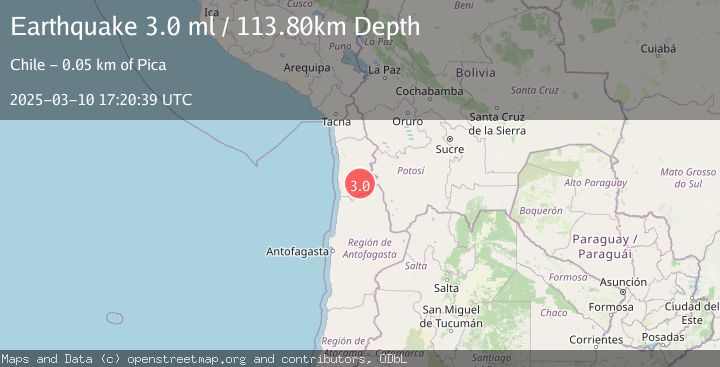 Map of TARAPACA, CHILE