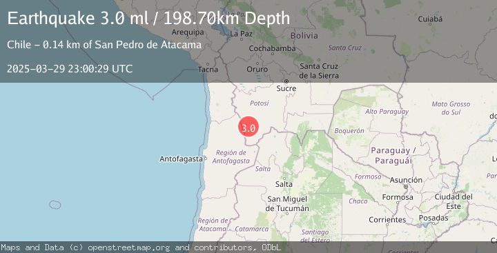 Map of POTOSI, BOLIVIA