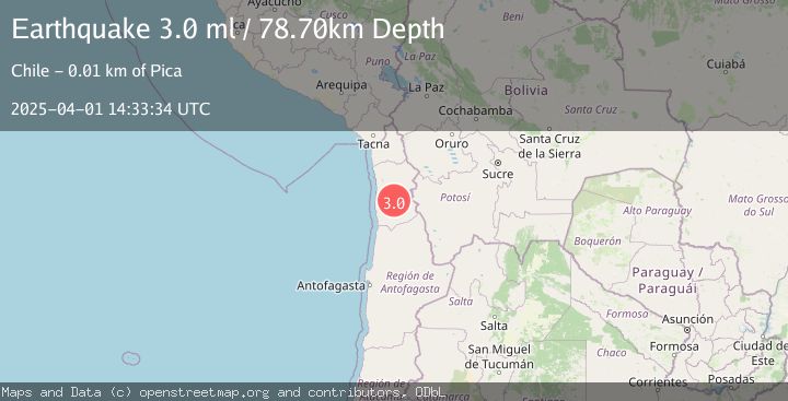 Map of TARAPACA, CHILE
