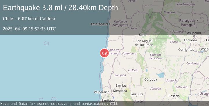 Map of OFFSHORE ATACAMA, CHILE