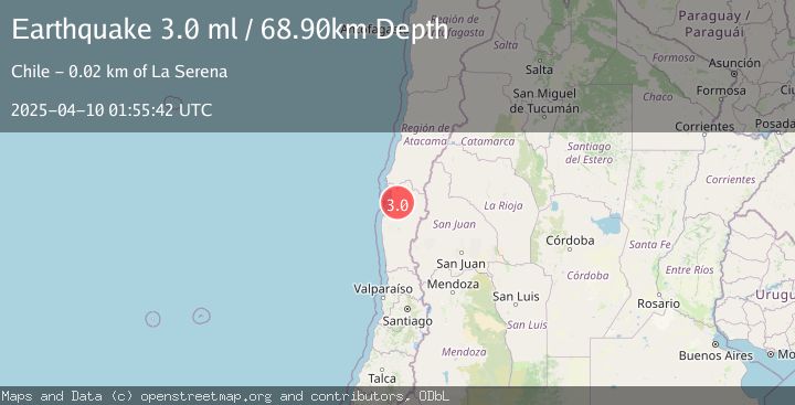Map of COQUIMBO, CHILE