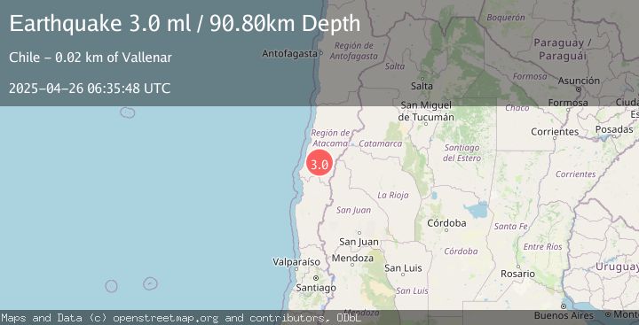 Map of ATACAMA, CHILE