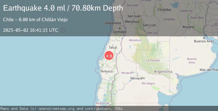 Map of BIO-BIO, CHILE