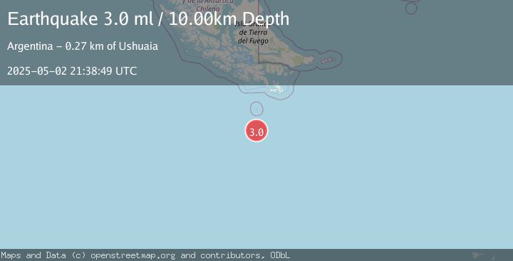 Map of DRAKE PASSAGE