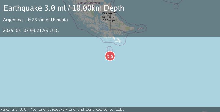 Map of DRAKE PASSAGE
