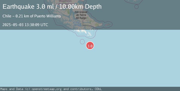 Map of DRAKE PASSAGE