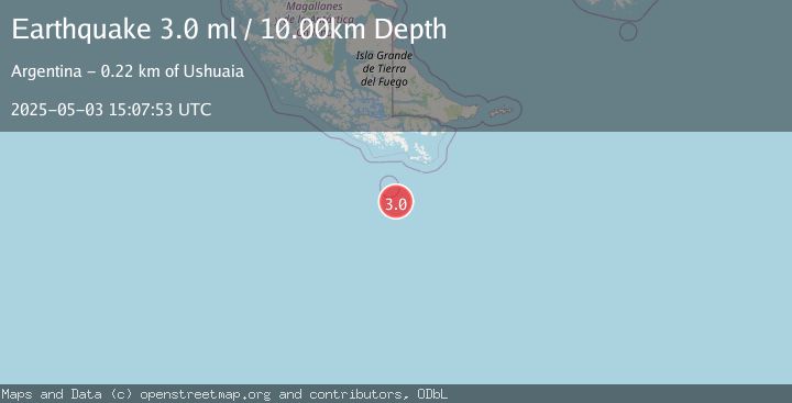 Map of DRAKE PASSAGE