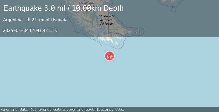 Map of DRAKE PASSAGE