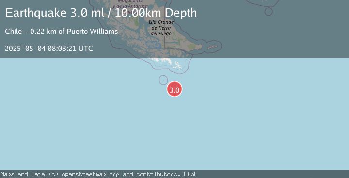Map of DRAKE PASSAGE