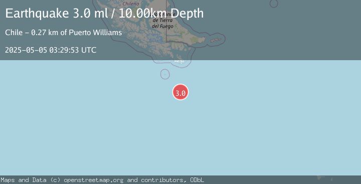 Map of DRAKE PASSAGE