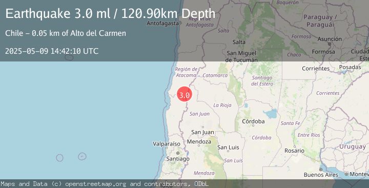 Map of ATACAMA, CHILE