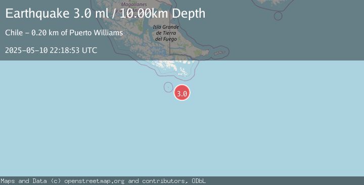 Map of DRAKE PASSAGE