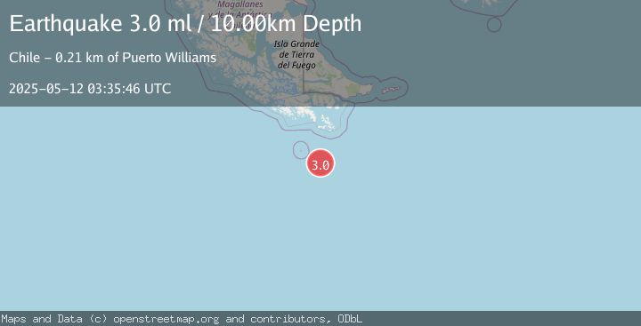 Map of DRAKE PASSAGE