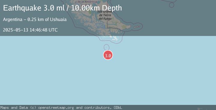 Map of DRAKE PASSAGE