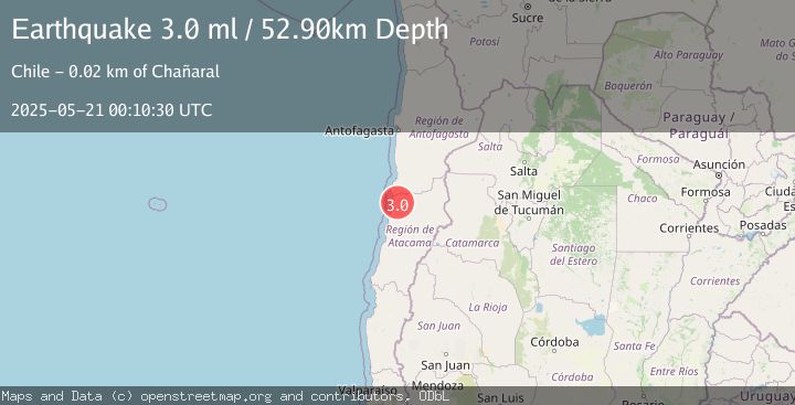 Map of ATACAMA, CHILE