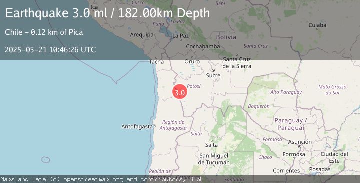 Map of POTOSI, BOLIVIA