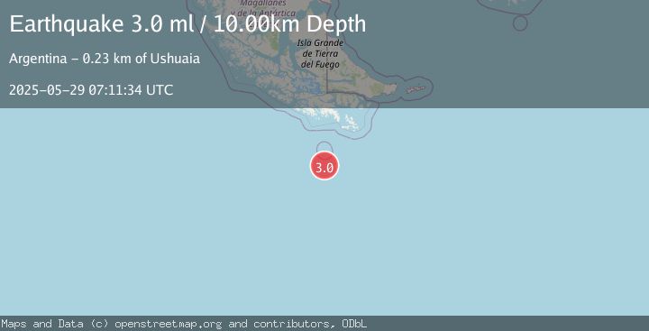Map of DRAKE PASSAGE