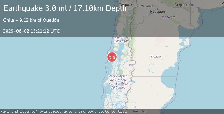 Map of NEAR COAST OF AISEN, CHILE