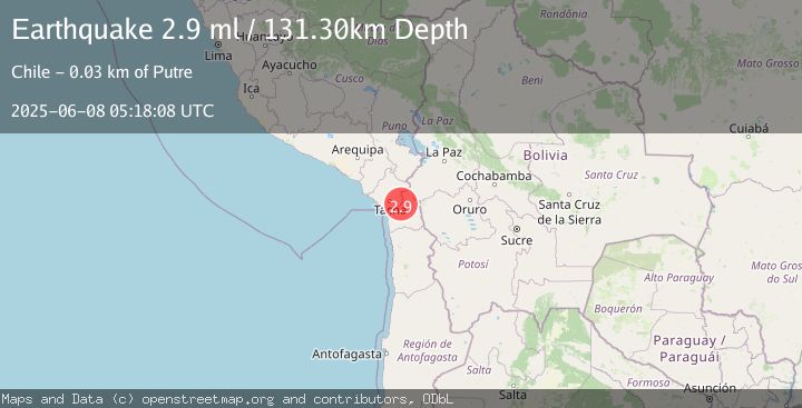 Map of TARAPACA, CHILE