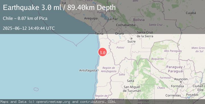 Map of TARAPACA, CHILE