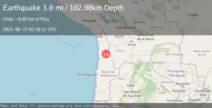 Map of TARAPACA, CHILE