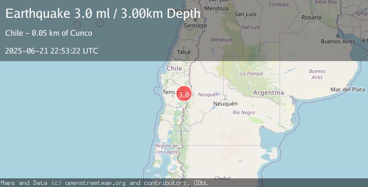 Map of ARAUCANIA, CHILE