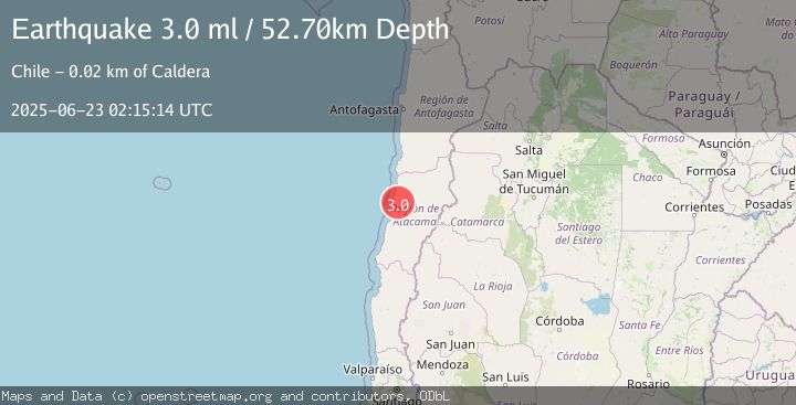 Map of ATACAMA, CHILE