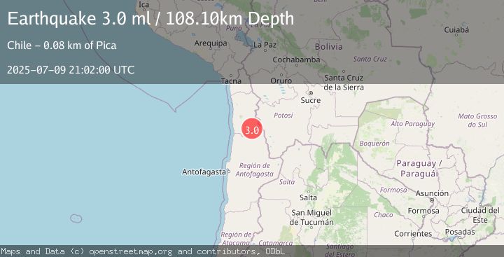 Map of TARAPACA, CHILE